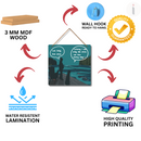 "We only live once, wrong, we only die once, we live everyday"  Wall Hanging - ICraft asia