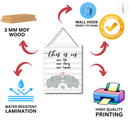 "This is us our life our story our home"  Wall Hanging - ICraft asia