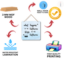 "What happens in the bathroom stays in the bathroom"  Wall Hanging - ICraft asia