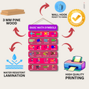 Basic Math Symbols Wall Hanging - ICraft asia