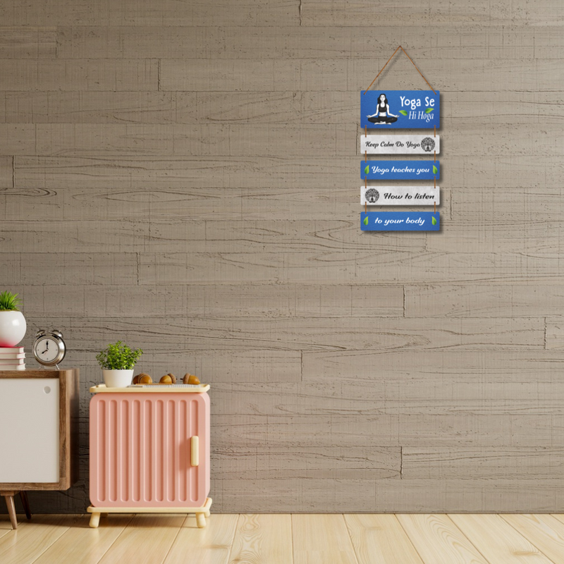 Yoga Se Hi Hoga Wall Hanging