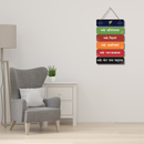 Jain Panch Parmeshthi Wooden Wall Hanging