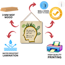 "you spend most of your life inside you head make it a nice place to be"  Wall Hanging - ICraft asia