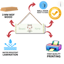 "Blessed Home"  Wooden Wall Hanging - ICraft asia