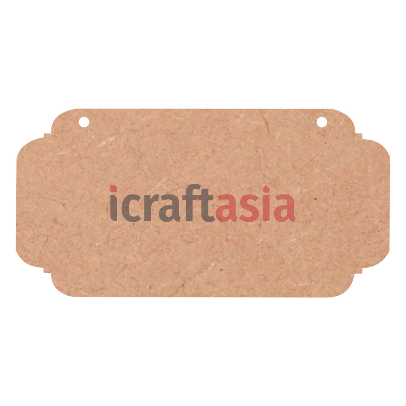 Classic Rectangle MDF Hanging Board