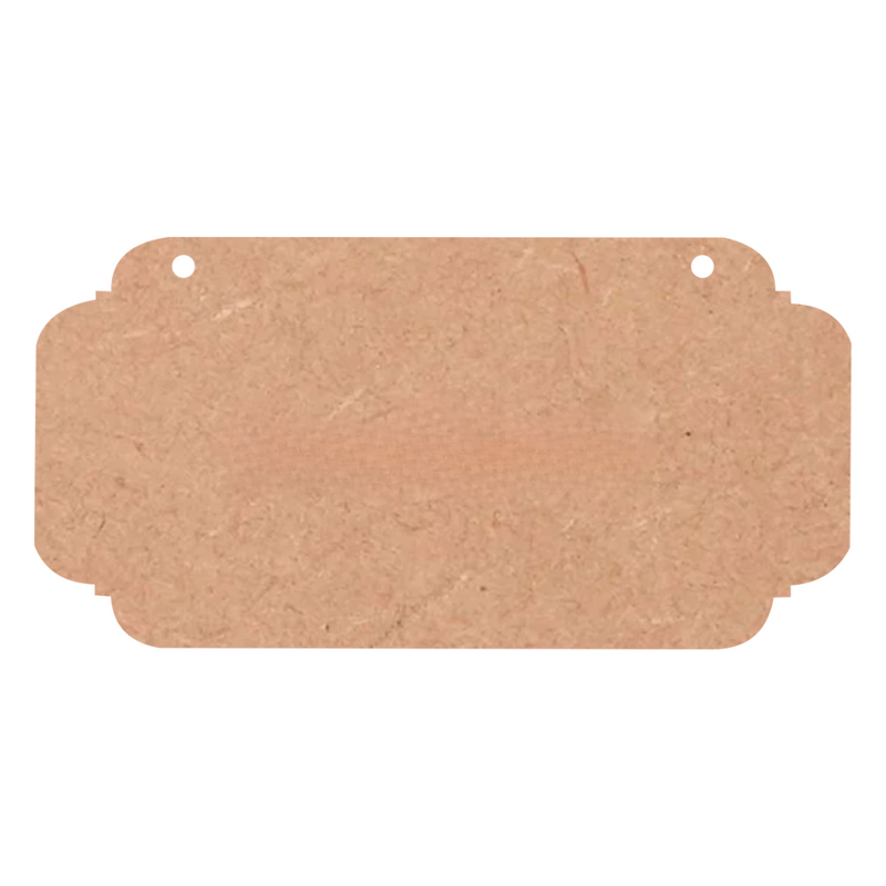 Classic Rectangle MDF Hanging Board