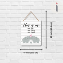 "This is us our life our story our home"  Wall Hanging - ICraft asia