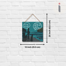 "We only live once, wrong, we only die once, we live everyday"  Wall Hanging - ICraft asia