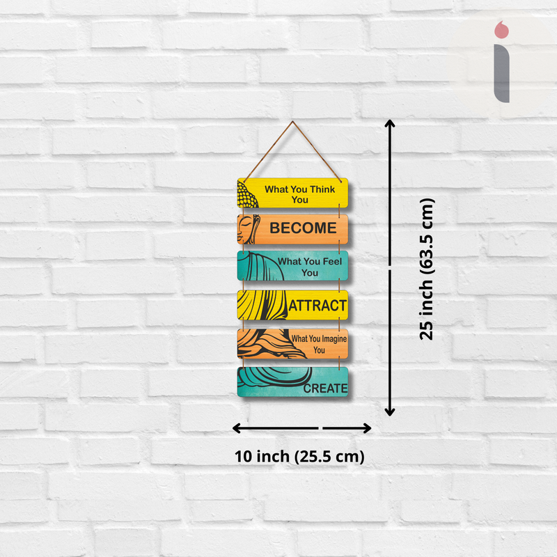 "Gautam Bhudda Quote" Wall Hanging