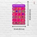 Basic Math Symbols Wall Hanging - ICraft asia
