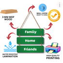 Family Home Friends Wall Hanging
