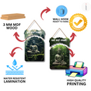 Buddha Wisdom Wooden Wall Hanging Set