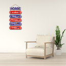 Home Is Where Wooden Wall Hanging