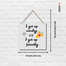 "Choose Wisely: Wake-Up Mood Edition" Wall Hanging - ICraft asia
