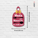 "Meals & Memories Made Here" Wall Hanging - ICraft asia