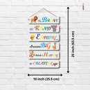 "Be Brave, Be Kind, Explore" wall hanging - ICraft asia