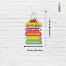 "Class room door sign"  wooden wall hanging - ICraft asia