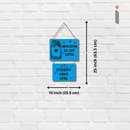 "Welcome to our home postive vibes only" Wall Hanging - ICraft asia