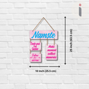 "Namaste Wooden"  Wall Hanging - ICraft asia