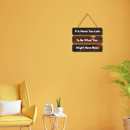 Motivational Never Too Late Wall Hanging