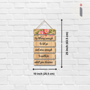 Be Strong & Wise  Wall Hanging - ICraft asia