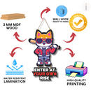 Cool Cat Wall Hanging