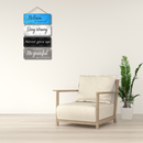 Believe In Yourself Wooden Wall Hanging