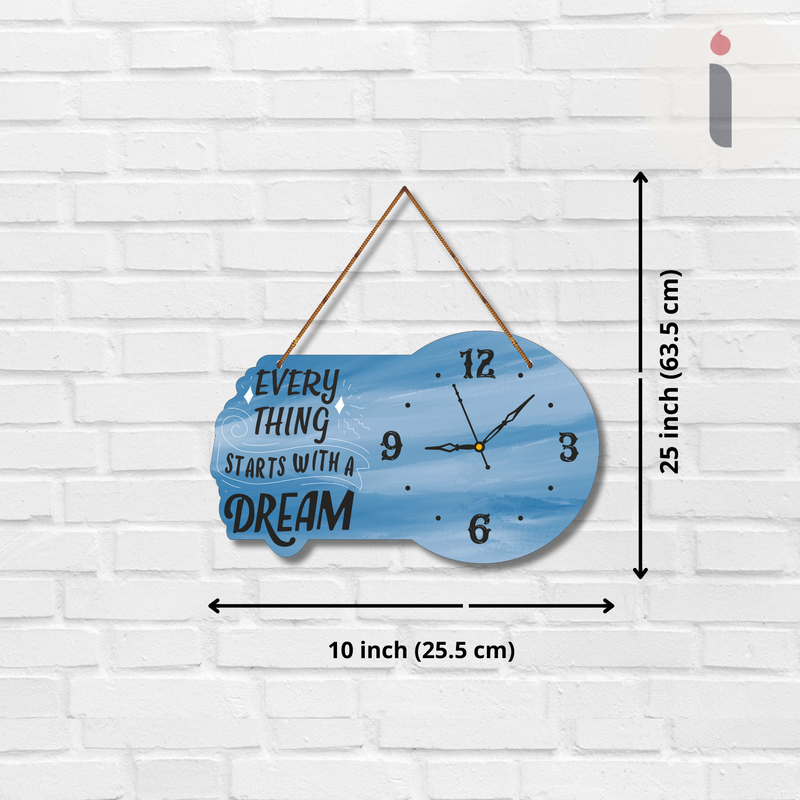 "Dream Big, Begin Now" Wall Hanging