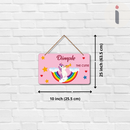 "Door kid name plate"  wall hanging - ICraft asia