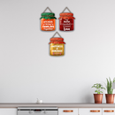 Kitchen Love Jar Set of 3 Wall Hanging