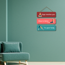Yoga Teaches You Wall Hanging