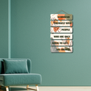 Surround yourself Wooden Wall Hanging