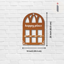 "Happy Place Window Wall Art" Wall Hanging - ICraft asia