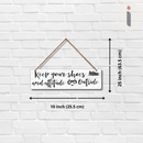 "Keep Your Chappal & Attitude Outside" Wall Hanging - ICraft asia