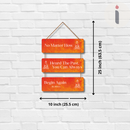 "No matter how hard the past you can always begin again budha" wall hanging - ICraft asia