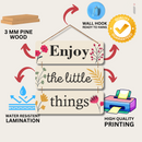 "Enjoy the Little Things" Wall Hanging - ICraft asia