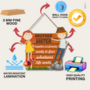 "Brother &amp; Sister" Wall Hanging - ICraft asia