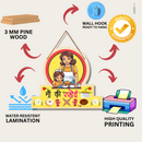 "Maa Ki Rasoi" Wooden Wall Hanging - ICraft asia