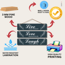 "Live Every Moment, Love Beyond Words" Wall Hanging - ICraft asia