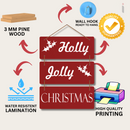 "Holly Jolly Christmas" Wall Hanging - ICraft asia