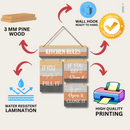 "Kitchen Rules" Wall Hanging - ICraft asia