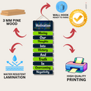 "Motivation" Wooden Wall Hanging - ICraft asia