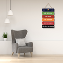 Jain Panch Parmeshthi Wooden Wall Hanging