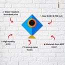 Colorful Kite MDF Key Holder - ICraft asia