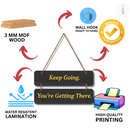 Keep Going – Motivational Wall Hanging