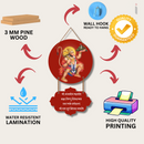 "Panchmukhi Hanuman Mantra" wall hanging - ICraft asia