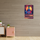 Vasudeva-sutam Devam Wooden Wall Hanging