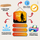 "Jai Jai Ram Jai Shree Ram" Wall Hanging - ICraft asia