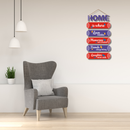 Home Is Where Wooden Wall Hanging
