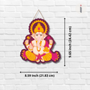 Lord Ganesha Blessings Wall Hanging